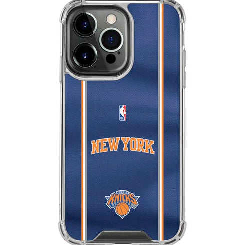 NBA New York Knicks Jersey iPhone 16 Pro Max Clear Case